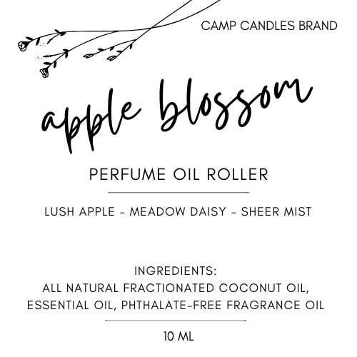 Camp Candles - Wholesale Roll-On Fragrance - Apple Blossom Perfume Roller1