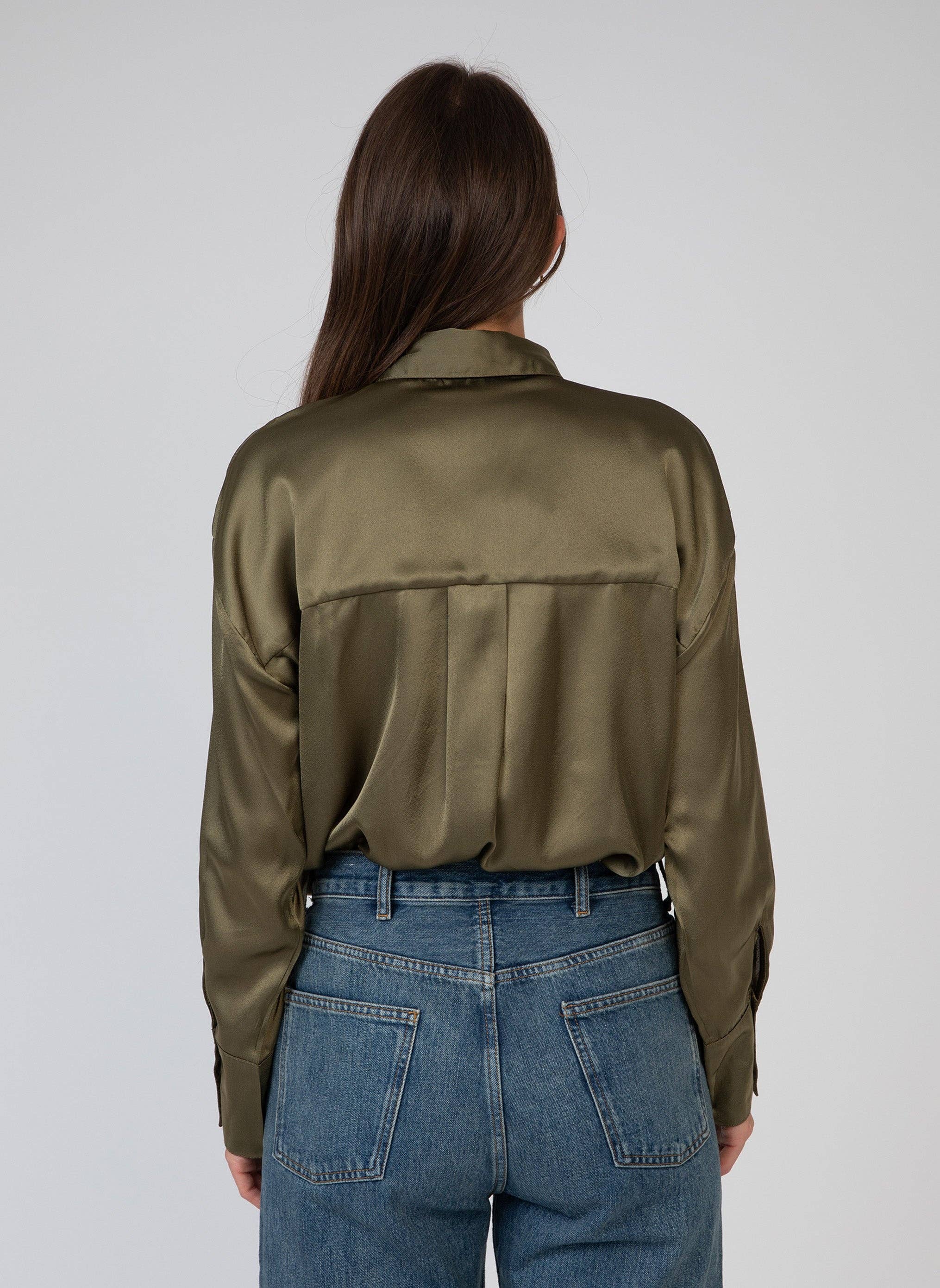 An'ge - Vente Chemise à col boutonné – femme - CHEMISE SYLVANOA army3