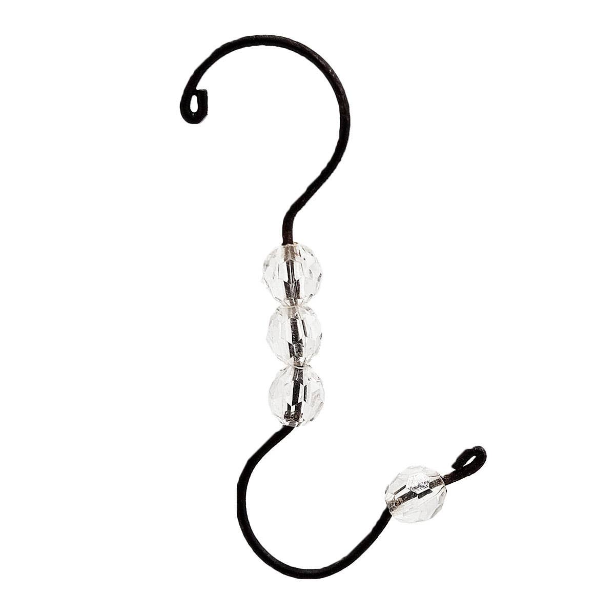 A&B Home Group Inc. - Wholesale Ornament - 2x4.3" Iron Hook With Acrylic beads0