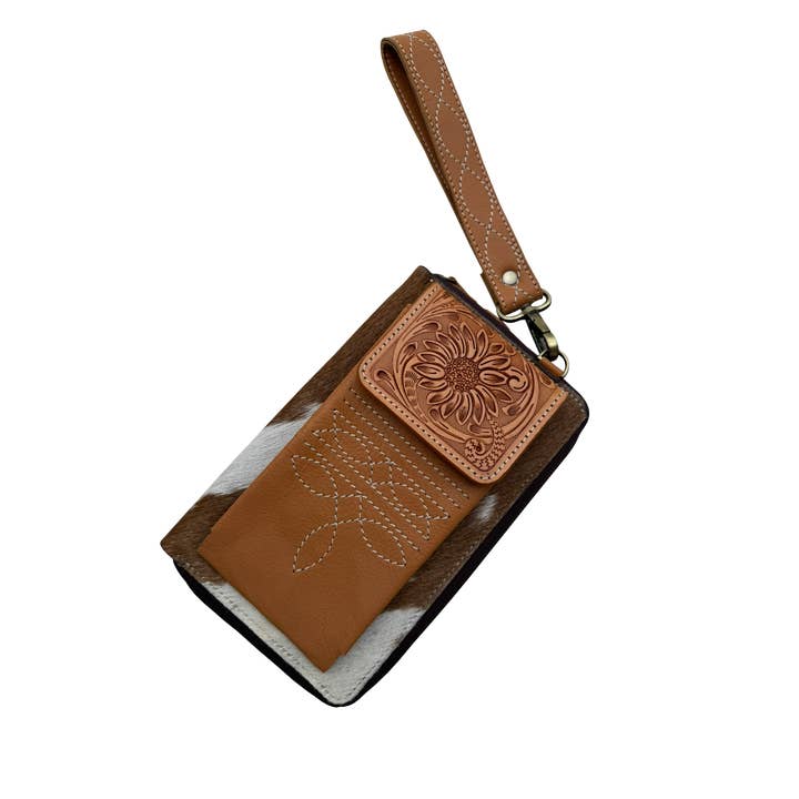 Tooling Leather Cowhide Boot Stitch Clutch Wallet – AW35 and other Purchase Wholesale boot wallet. Free Returns & Net 60 Terms on Faire trending on Faire.