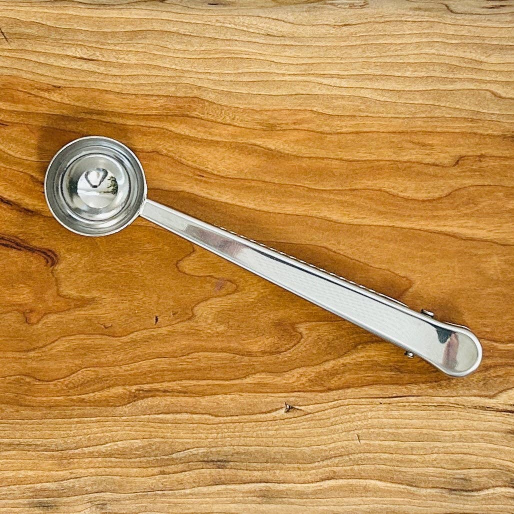 Town & Earth - Wholesale Measuring Spoon - Coffee Spoon with Bag Clip | Stainless Steel Measuring Scoop0