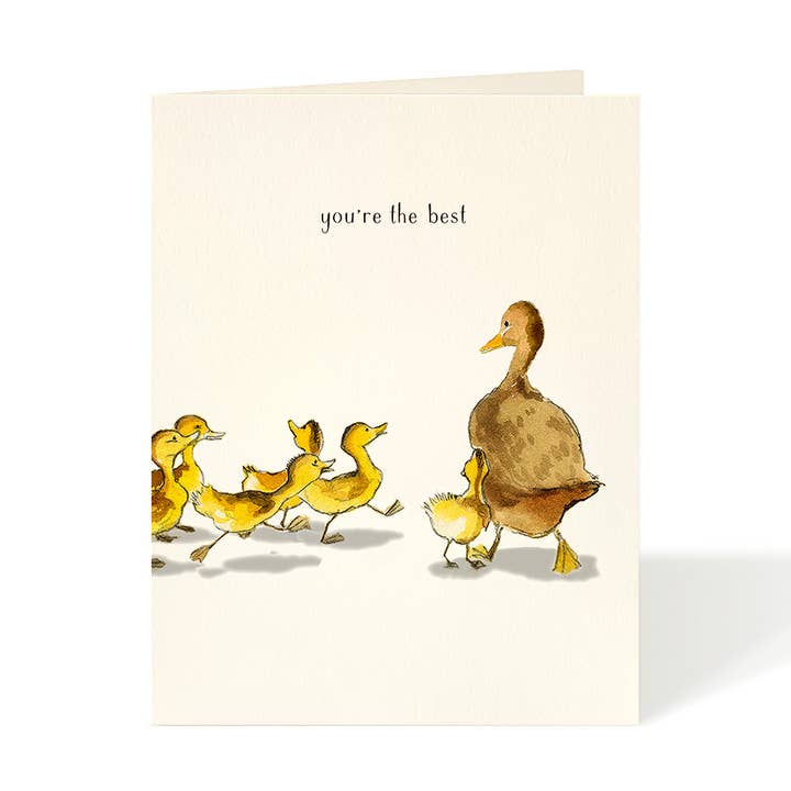 Ducklings - Appreciation Greeting Cards for wholesale by Felix Doolittle