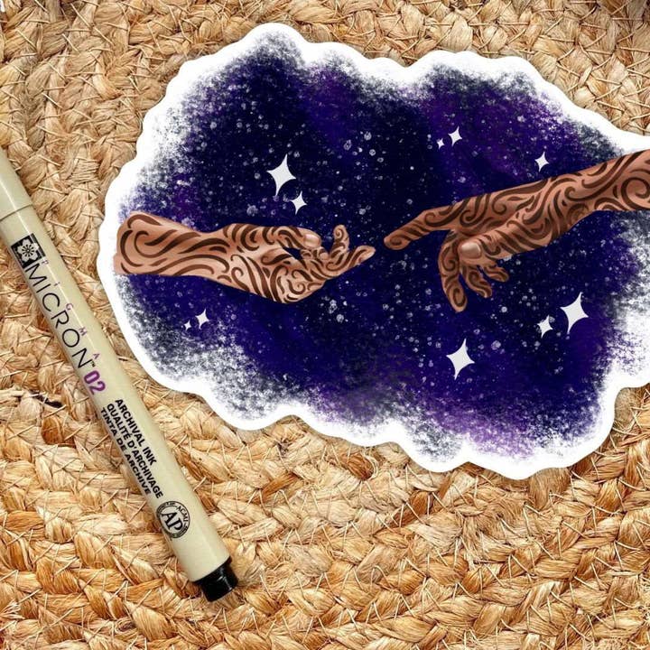 Autocollant Feysand ACOTAR pour la vente par Serafine Art and Design