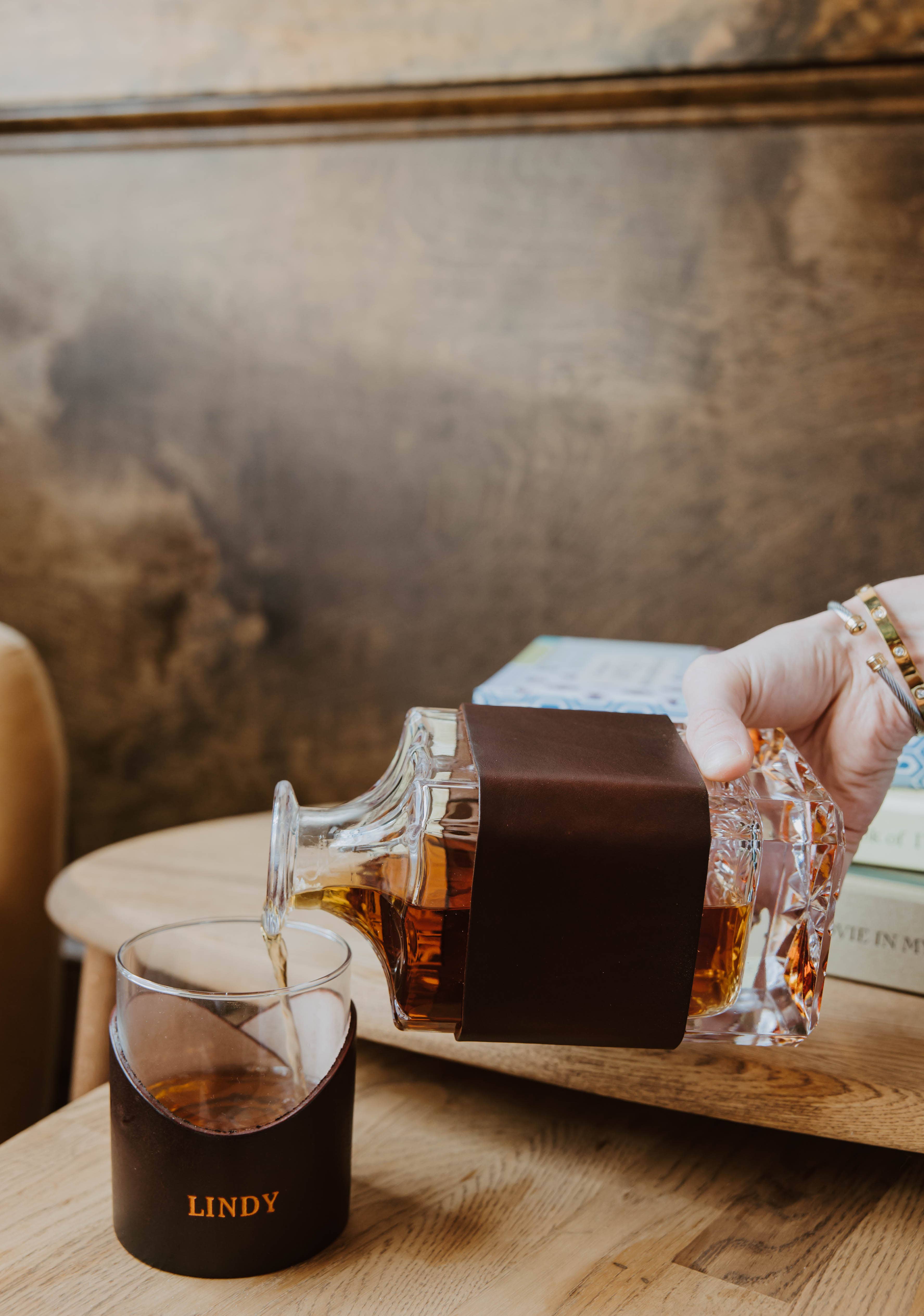 Lindy Leather - Wholesale Decanter - Custom Leather Decanter6