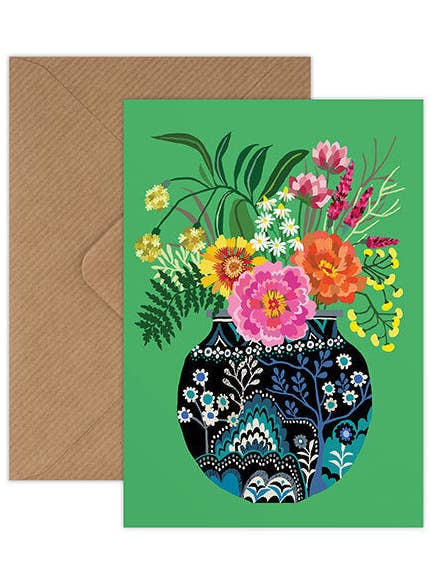 Cartão de felicitações Fleurs por atacado de Brie Harrison Ltd