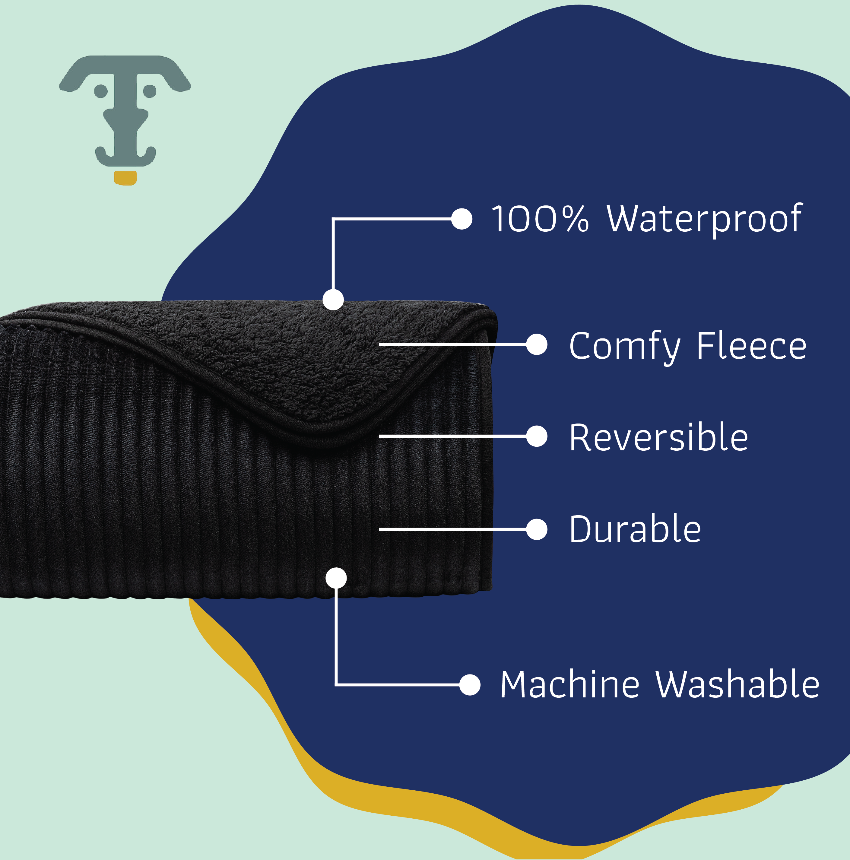 Katziela - Wholesale Pet Blanket - Cat/Dog - Premium Waterproof Sherpa Soft Throw Blanket's For Dog & Cat33