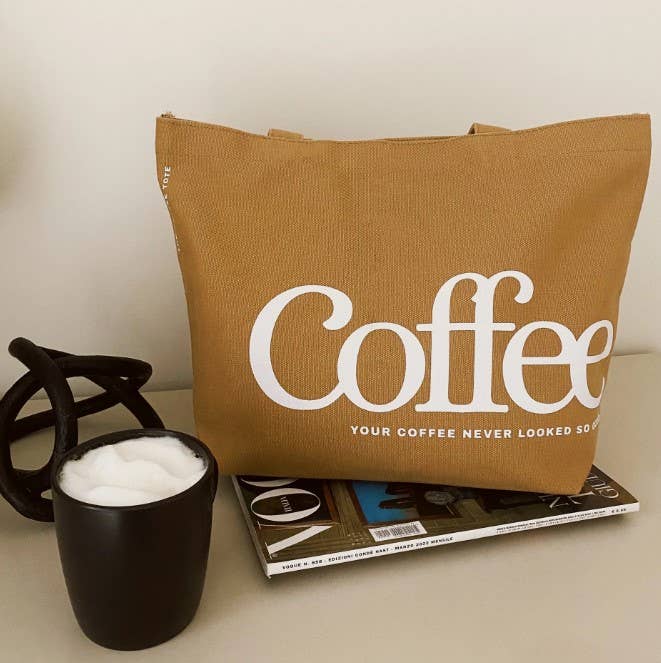 The Coffee Label - Wholesale Tote bag – Women's - Coffee Tote - Latte2