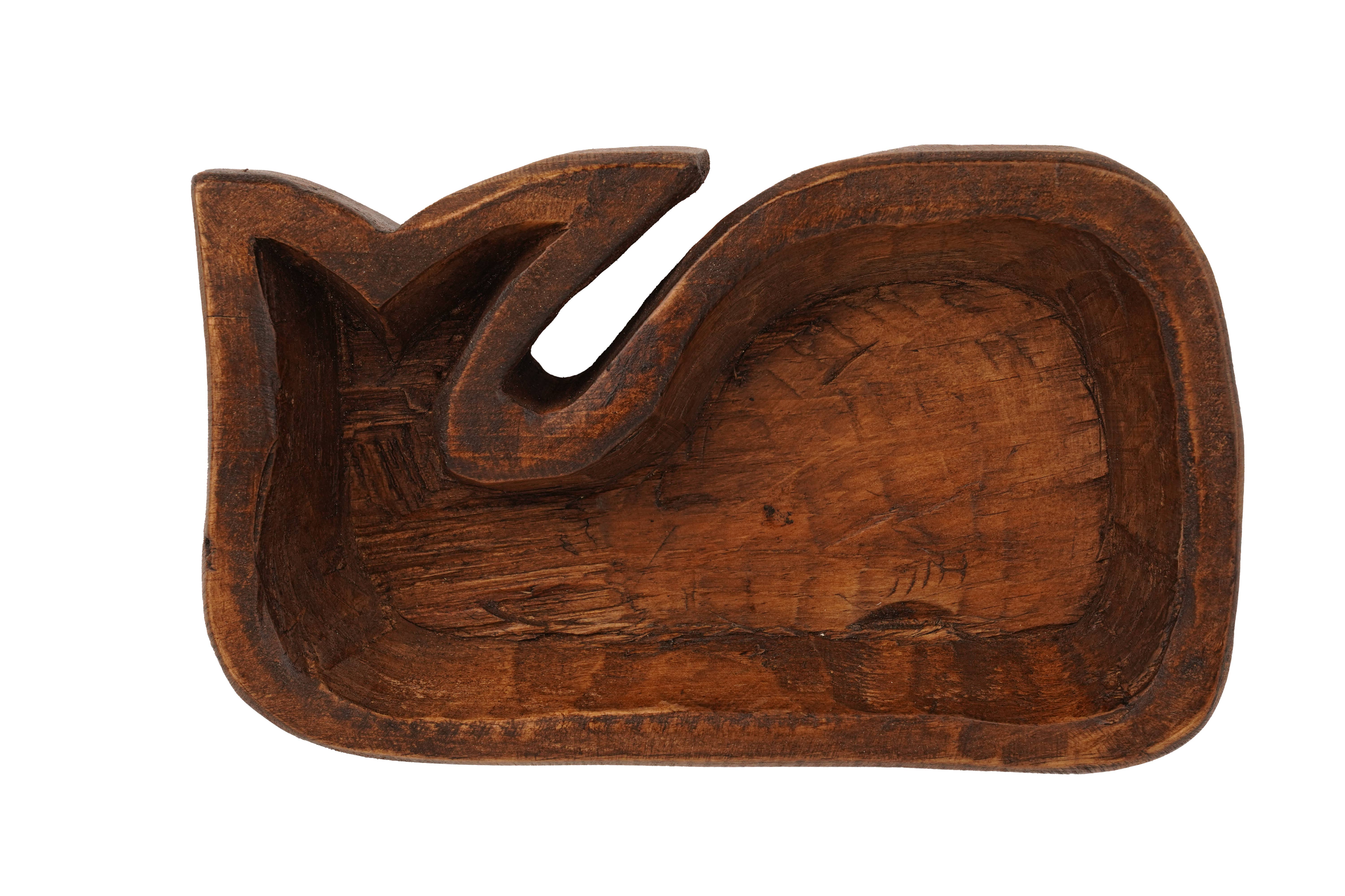 My Amigos Imports - Wholesale Candle Holder - Whale Dough Bowl-10x6-Sea Life-Candle Ready-Whale-Waxed 2