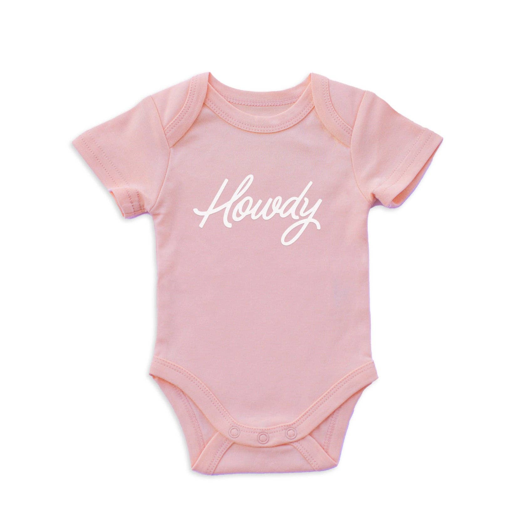 Frankie Jean - Wholesale Bodysuit (Non-Footed) - Baby - Howdy Cursive Onesie9
