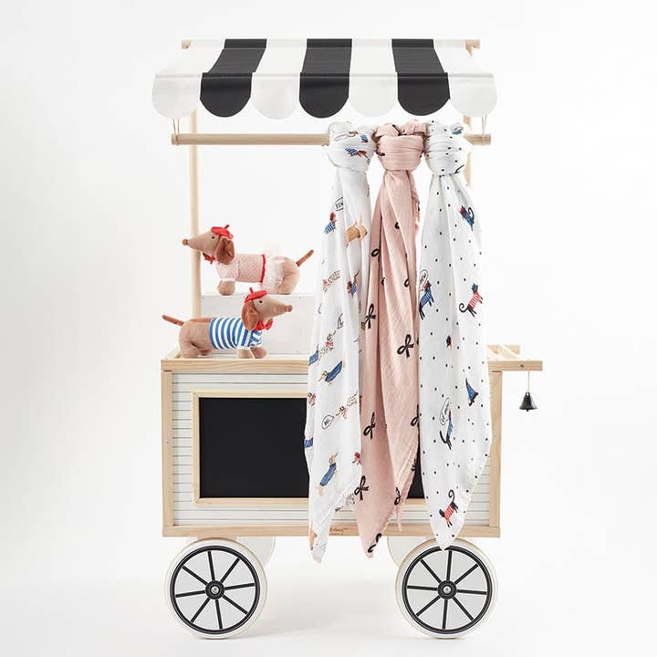 Stephan Baby by Creative Brands - Wholesale Swaddle - Baby - Swaddle Blanket - Bonjour Dogs1