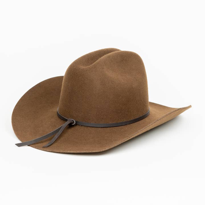 Minga - Wholesale Cowboy Hat - Women's - Karina Wool Cowboy Hat - Oak