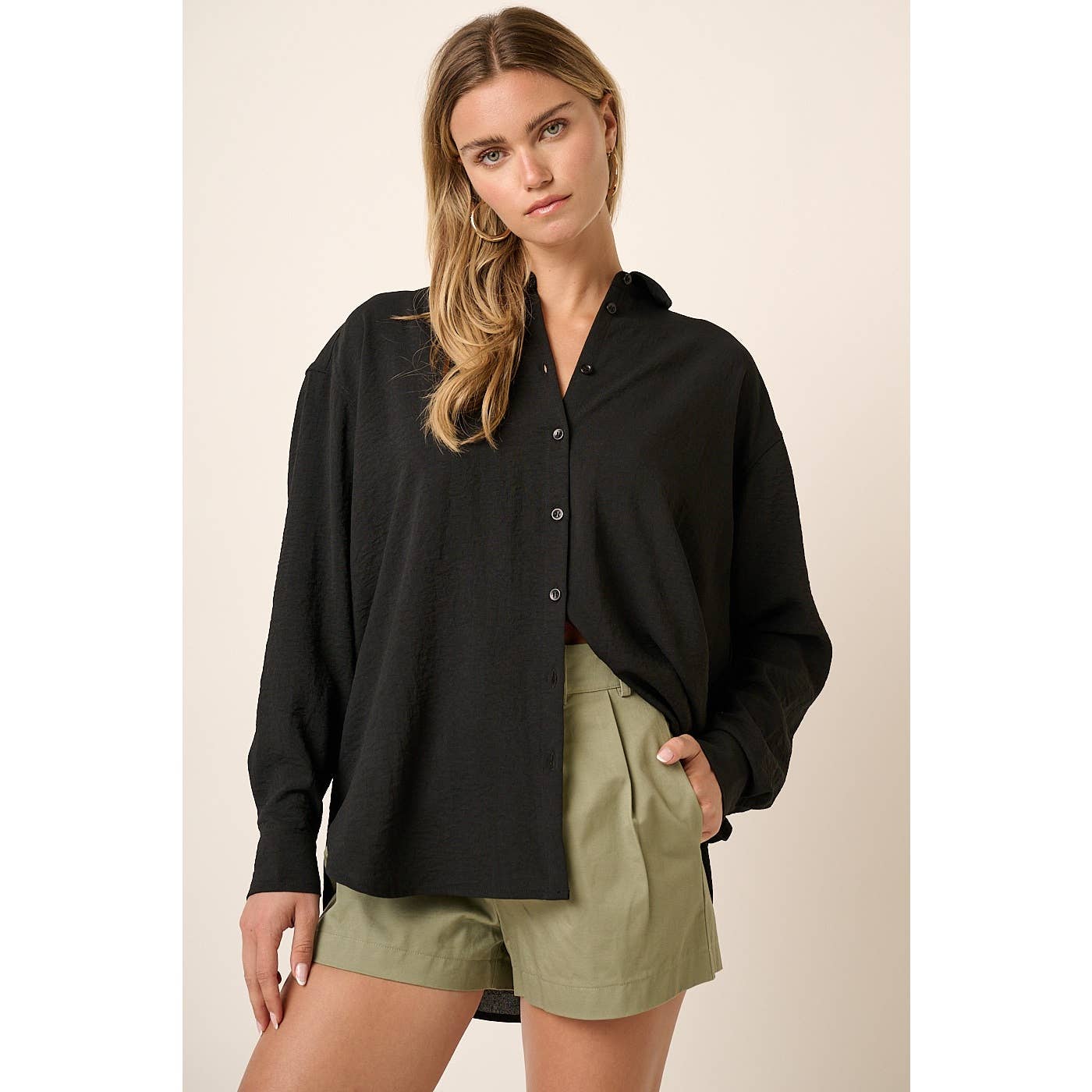 mittoshop - Wholesale Button Down Shirt - Women's - AIRFLOW BUTTON DOWN LONG SLEEVE SHIRT0