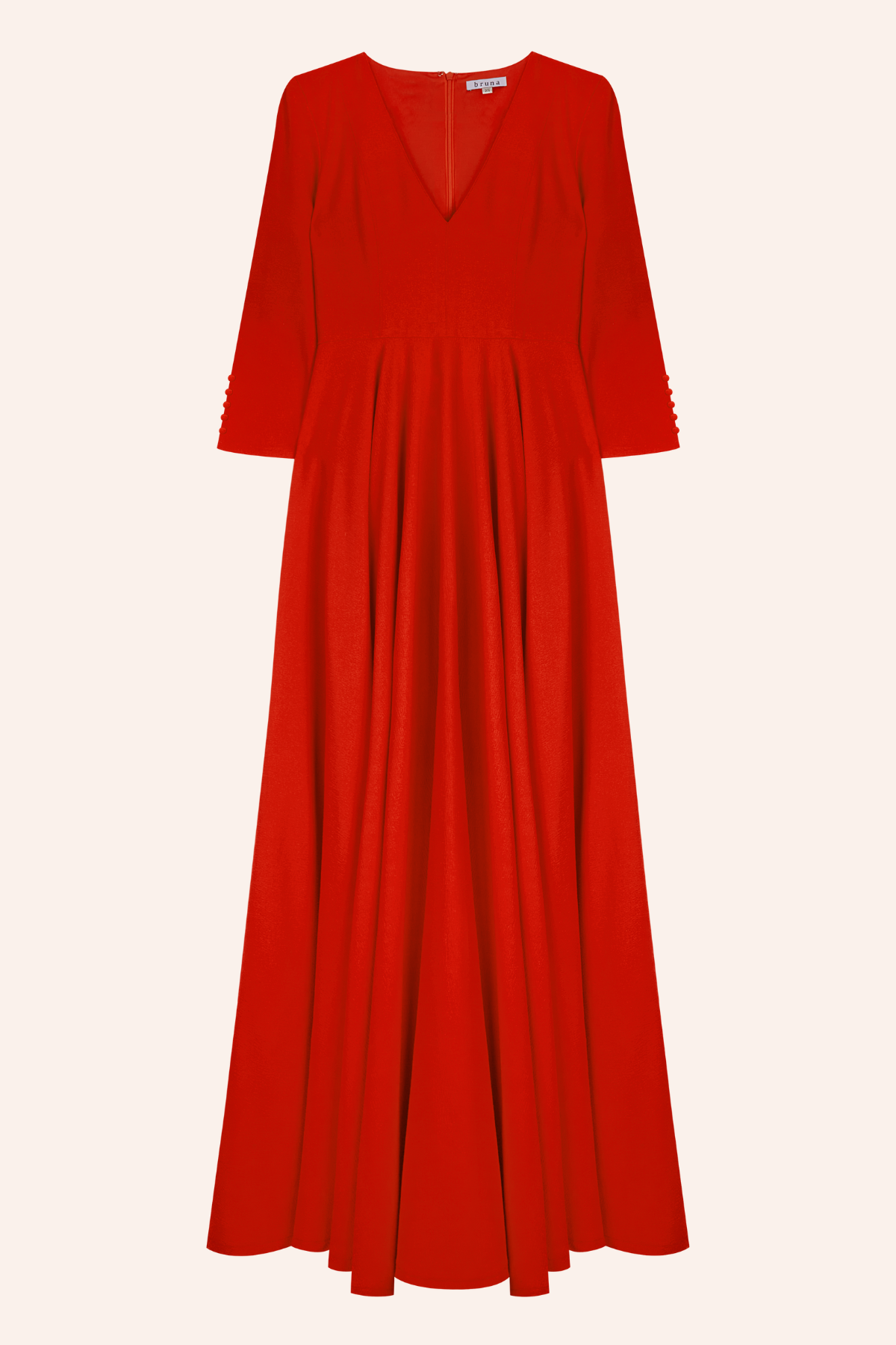 Bruna - Venta al por mayor Vestido - Mujer - Vestido Fifi Rojo Coral · Iconics ·6