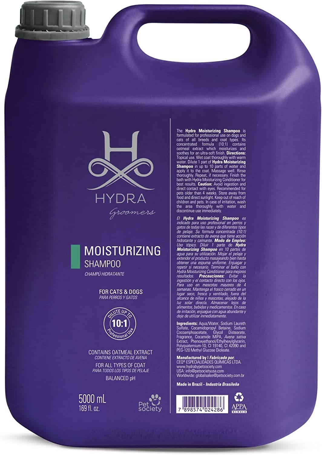 Hydra by Pet Society - Wholesale Pet Shampoo - Dog - Hydra Professional Moisturizing Shampoo7