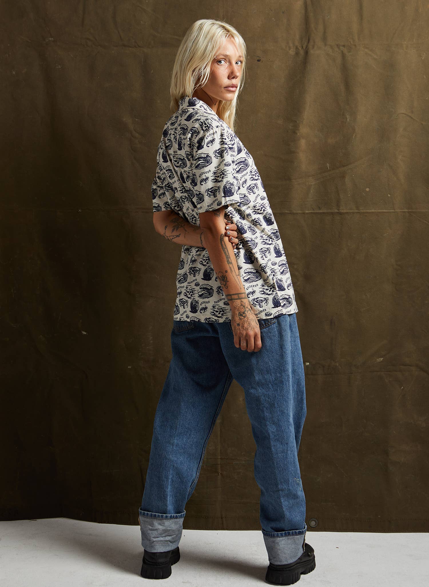 Pyknic - Wholesale Button Down Shirt - Unisex - Endless Bummer Button-Up13
