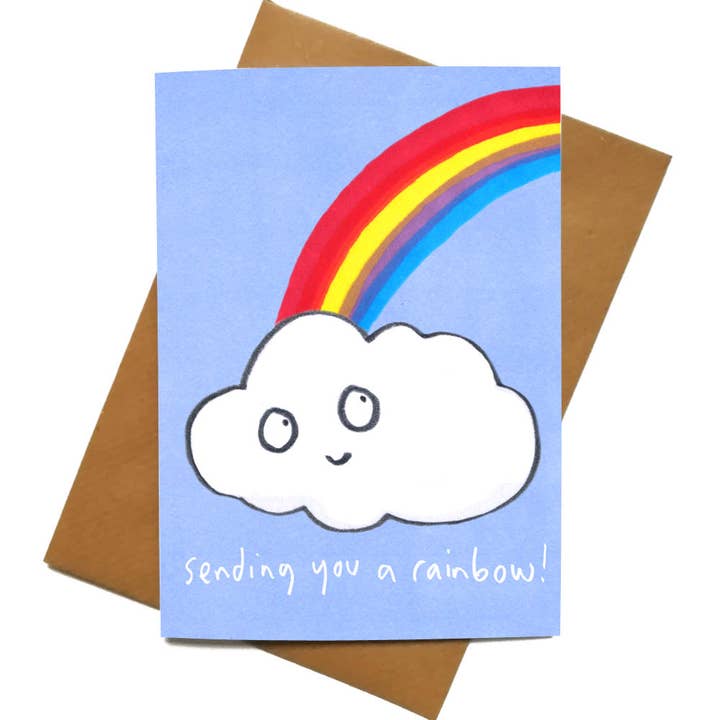 Sending You A Rainbow Card for wholesale by Jo Clark Design