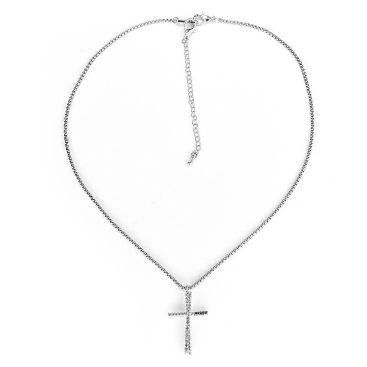 Good Works Make A Difference - Wholesale Pendant/Charm Necklace - Good Works Grace Cross Necklace
