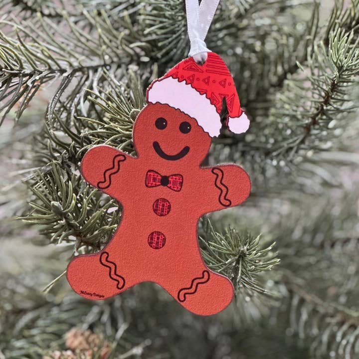 Gingerbread Christmas Ornaments – Unique Holiday Ornament for wholesale by M. Casey Designs