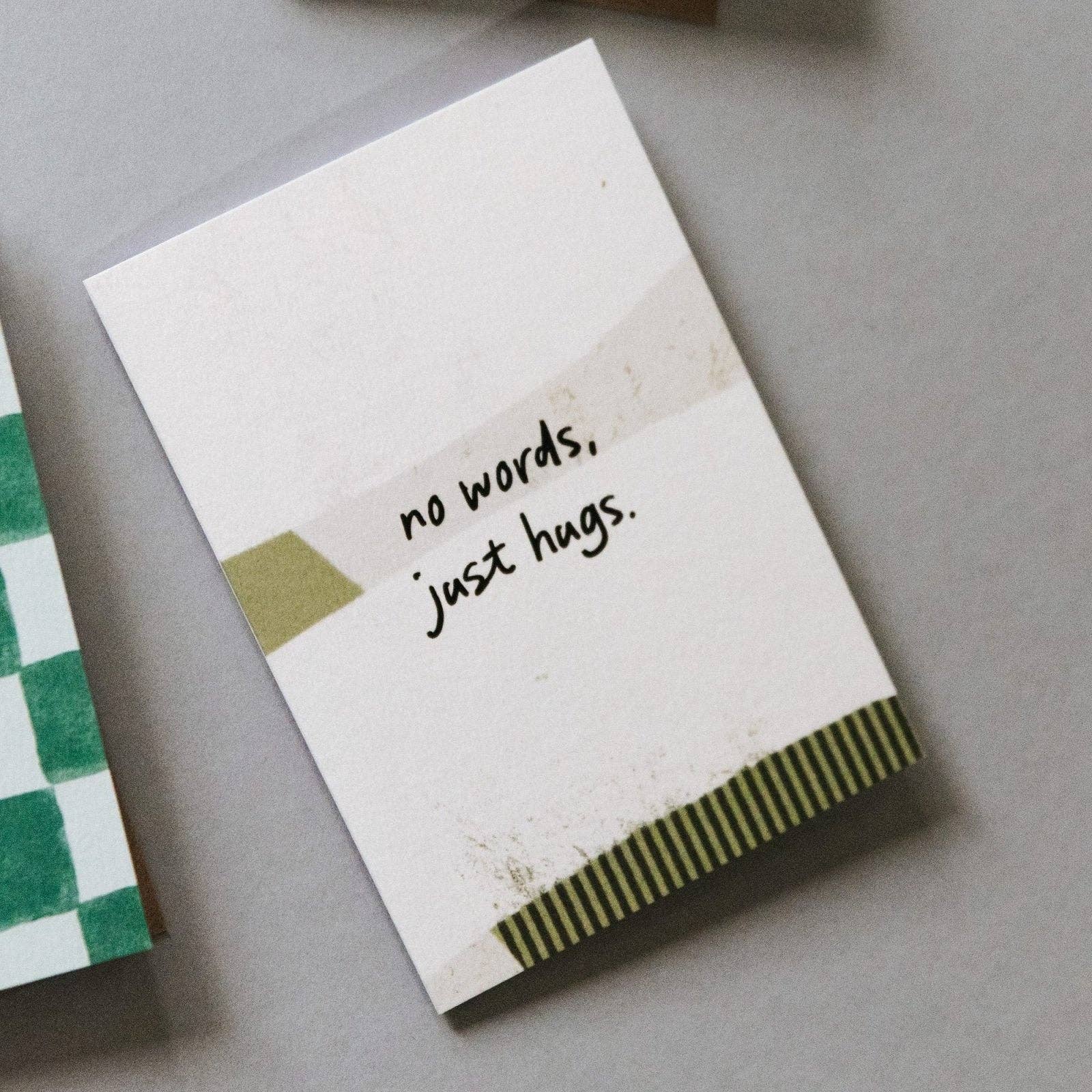 I am Nat Ltd - Wholesale Thinking of You Card - No Words, Just Hugs Thinking of You Card3