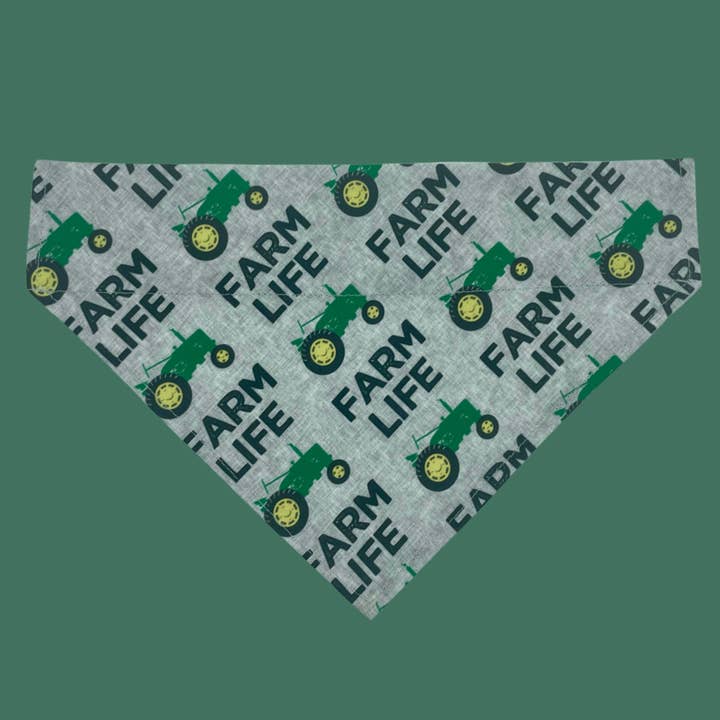 Woofingtons & Company - Venta al por mayor Bandana - Perros - Farm Life - Pañuelo para perro de trabajo sobre el cuello