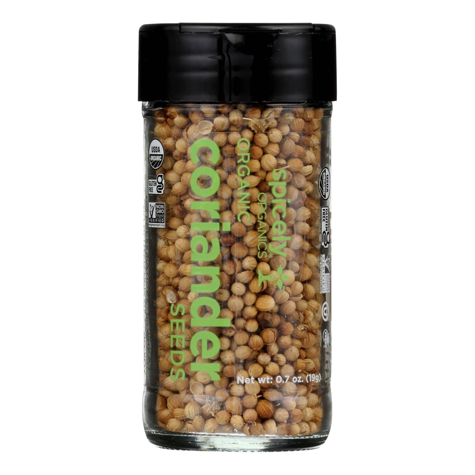 Everyday Supply Co - Wholesale Dried Spice - Spicely Organics - Organic Coriander Seeds, 3 x 0.7 Oz.0