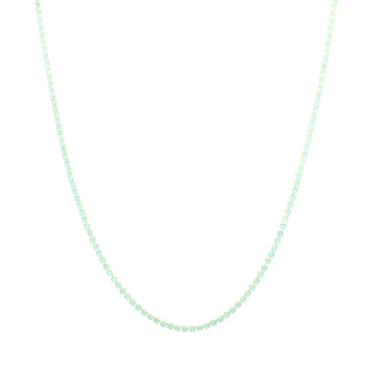 Tennis 2mm Chocker Necklace for wholesale by Lacosta Jewelry Corp