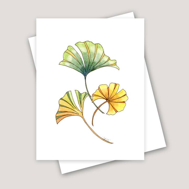 Feuilles de Ginkgo pour la vente par Kelli McNichols Art