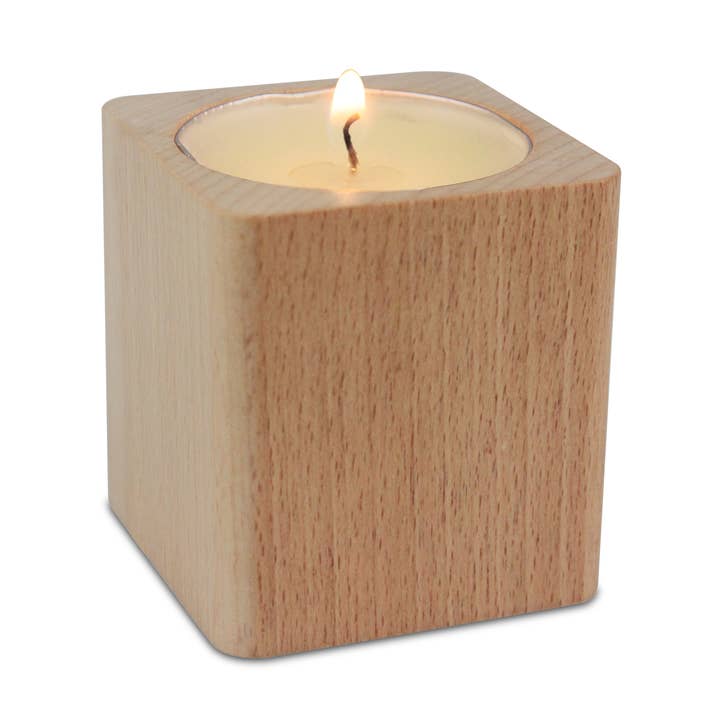 EP Design Lab - Wholesale Candle Holder - Beech Wood Tea Candle Holder0