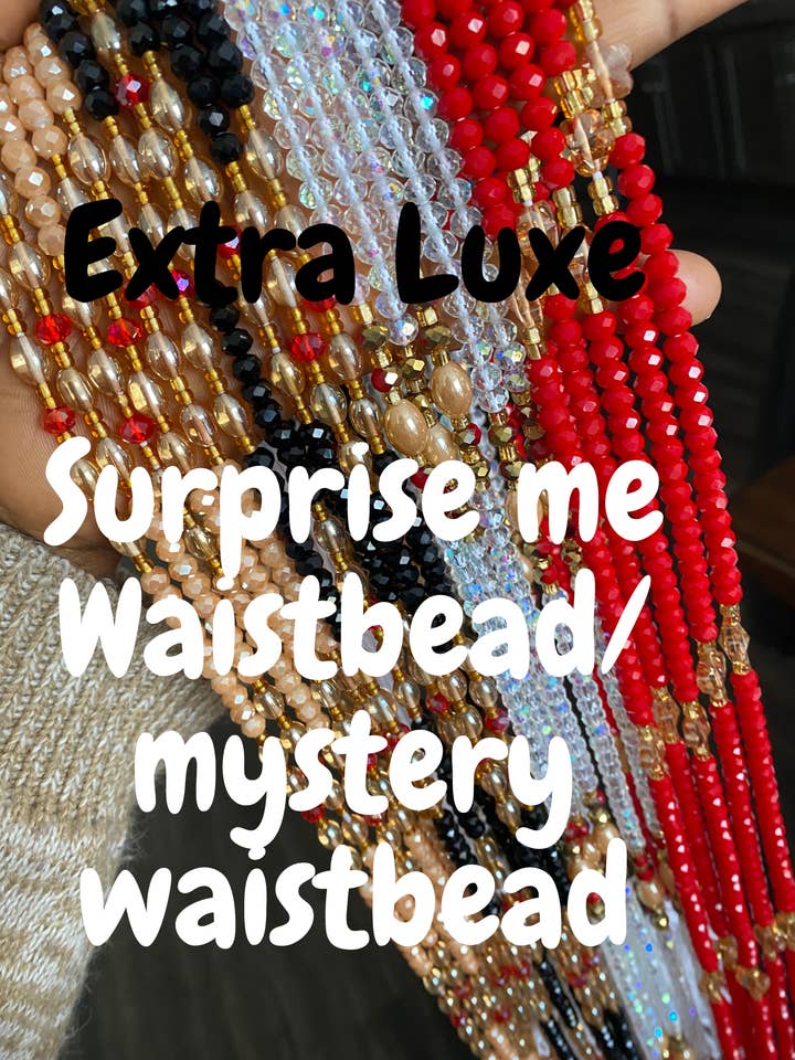 WaistBead Tie On | Surprise me| Mystery | EXTRA LUXE for wholesale by MaddieMayShop