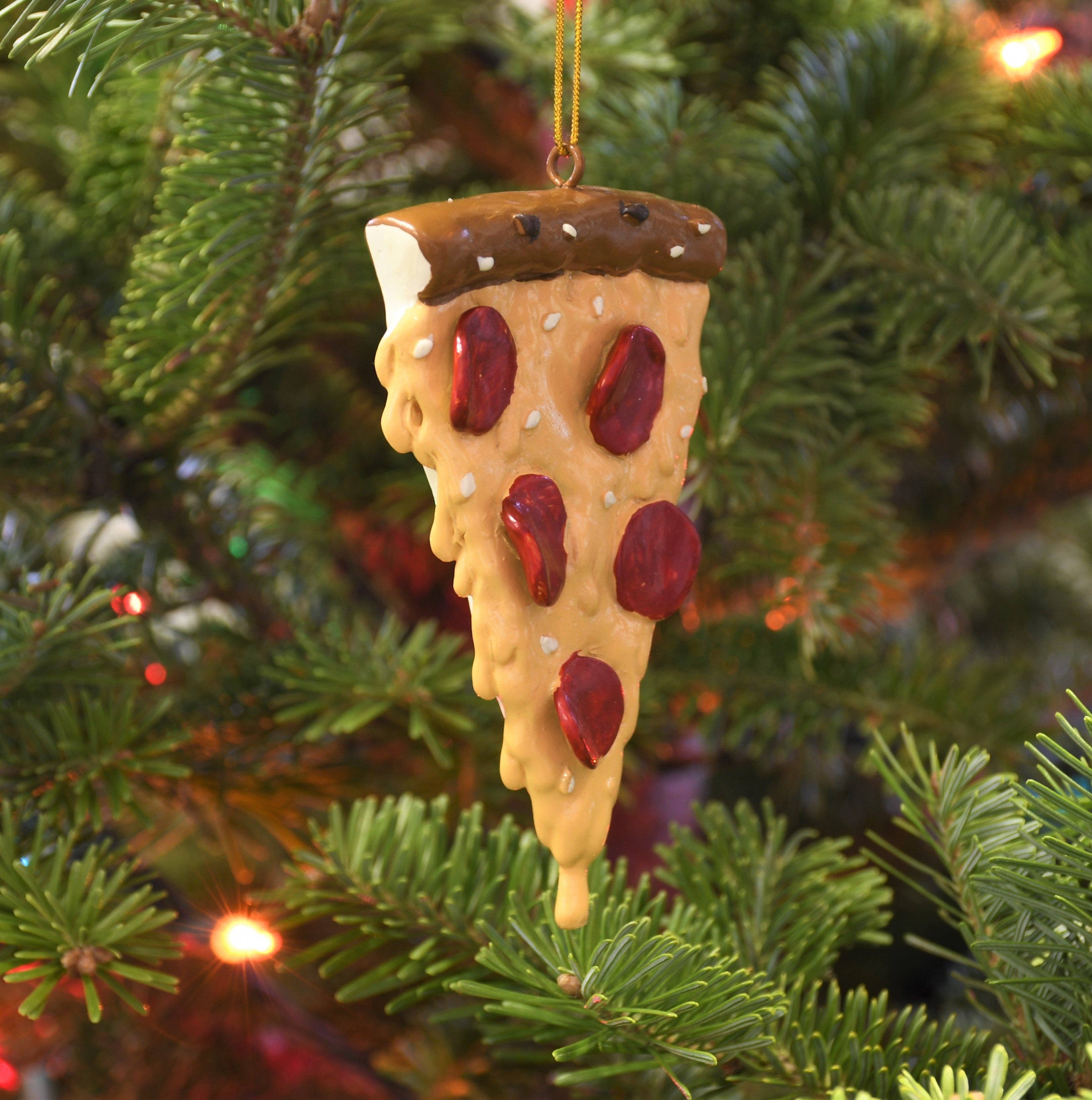 Tree Buddees - Wholesale Ornament - Slice of Pepperoni Pizza Christmas Ornament Food Ornament6