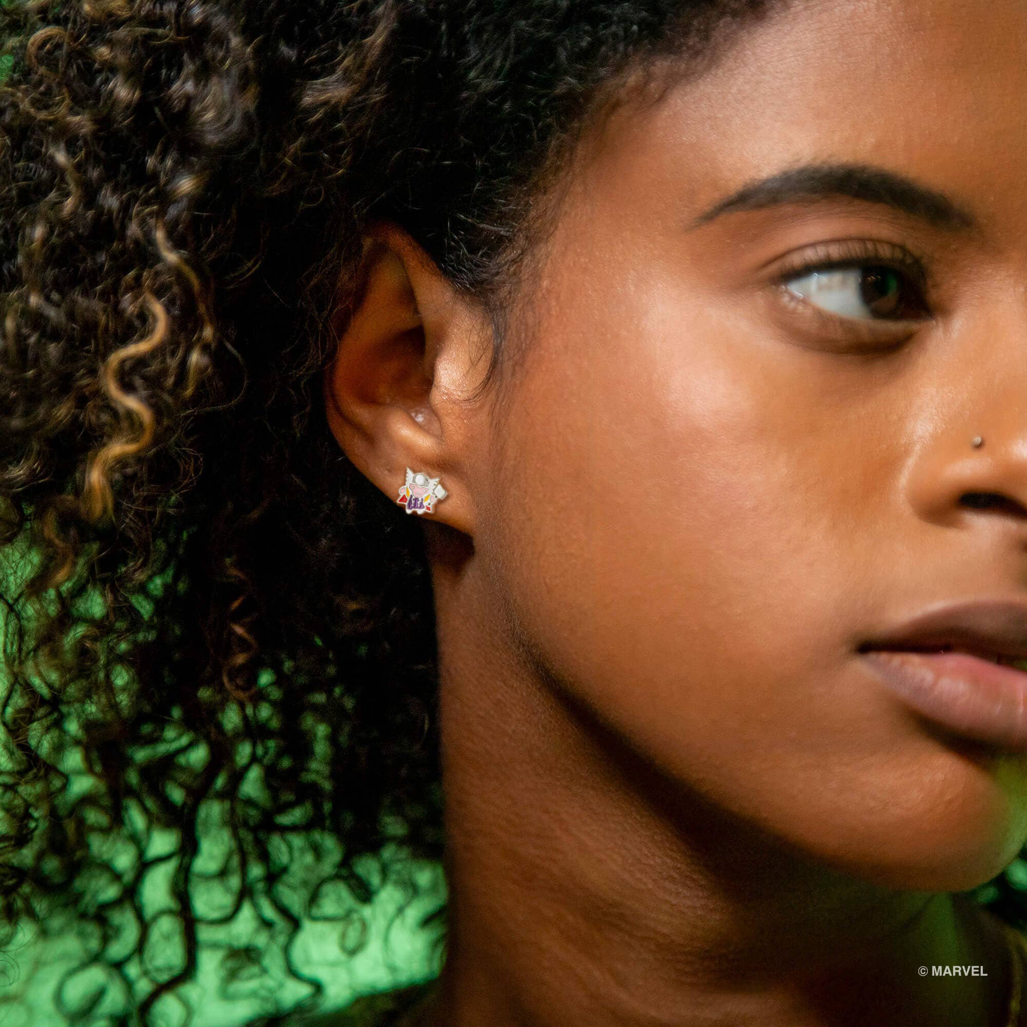 Short Story – wholesale Stud/post earrings – Marvel Epoxy Earring Thor6