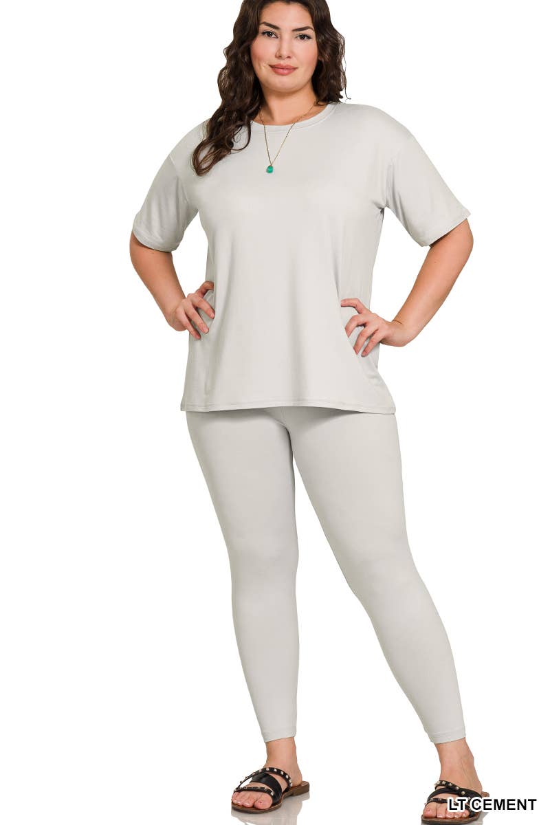 42POPS - Wholesale Lounge Set - Women's - `.Plus Microfiber Lounge Wear 2 Pc Set19