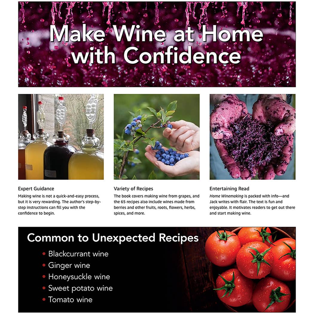 AdventureKEEN - Wholesale Mixology & Beverage - Home Winemaking: A Practical Guide2