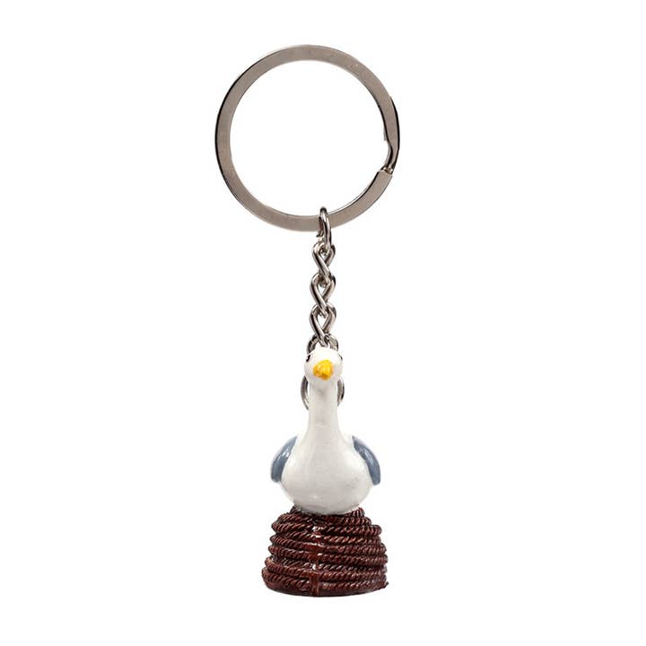 Puckator Ltd – wholesale Keychain – Unisex – Seagull Buoy Seagull on Rope Keyring