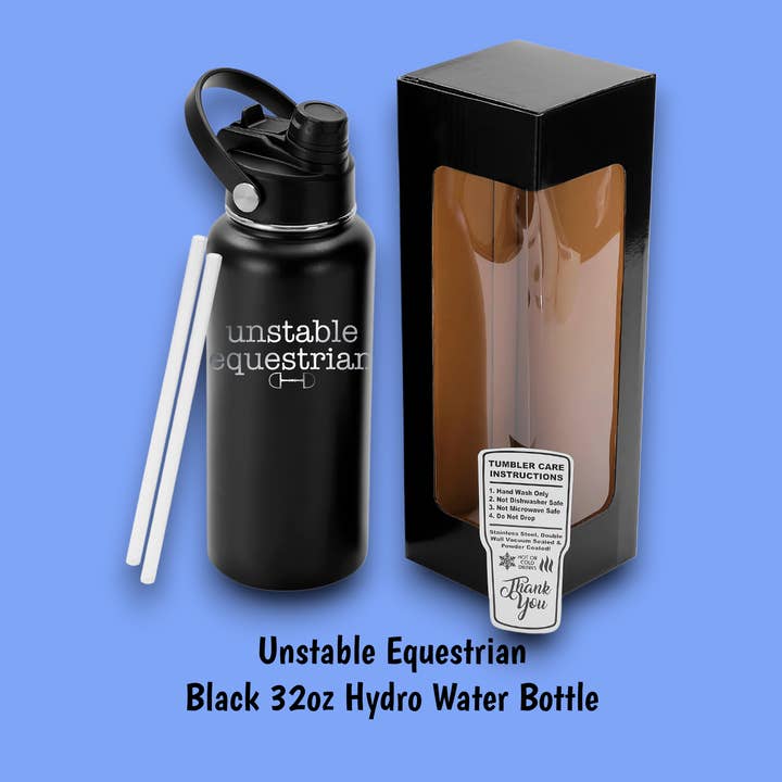 Unstable Equestrian 32oz Hydro Water Bottle for wholesale by Equine & Design, LLC