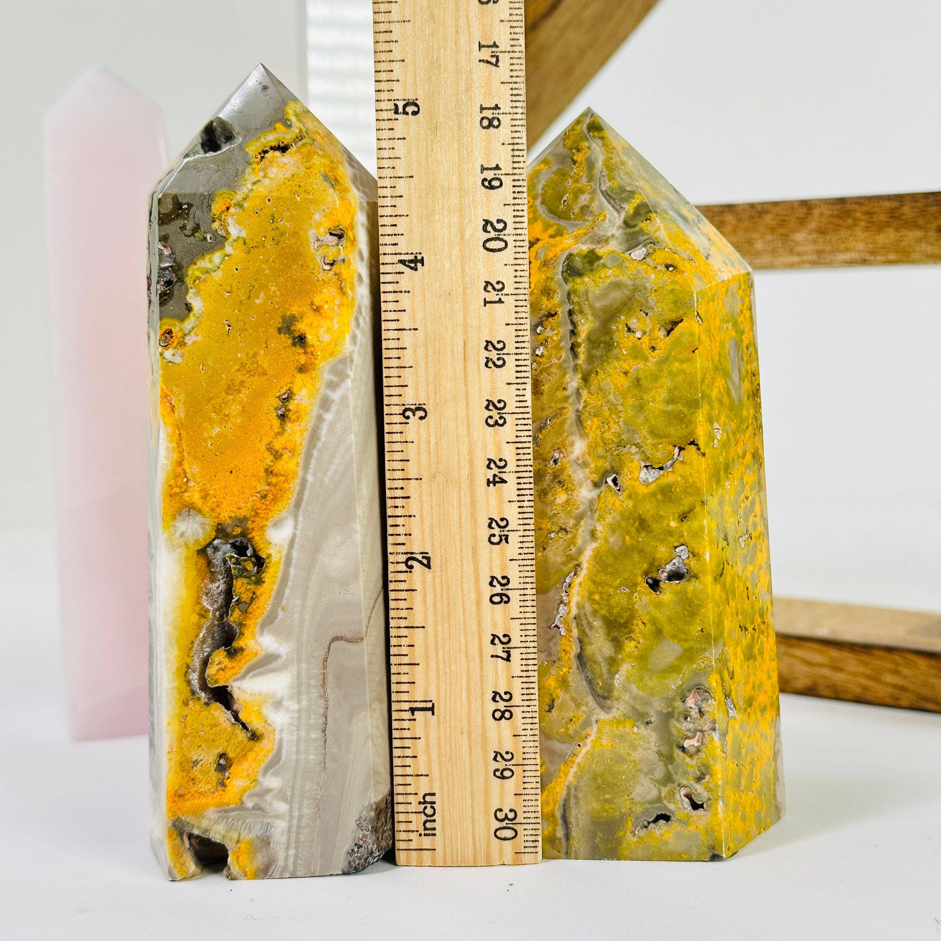 Rock Paradise - Wholesale Spiritual Stone/Crystal - Bumble Bee Jasper Crystal Point YOU CHOOSE6