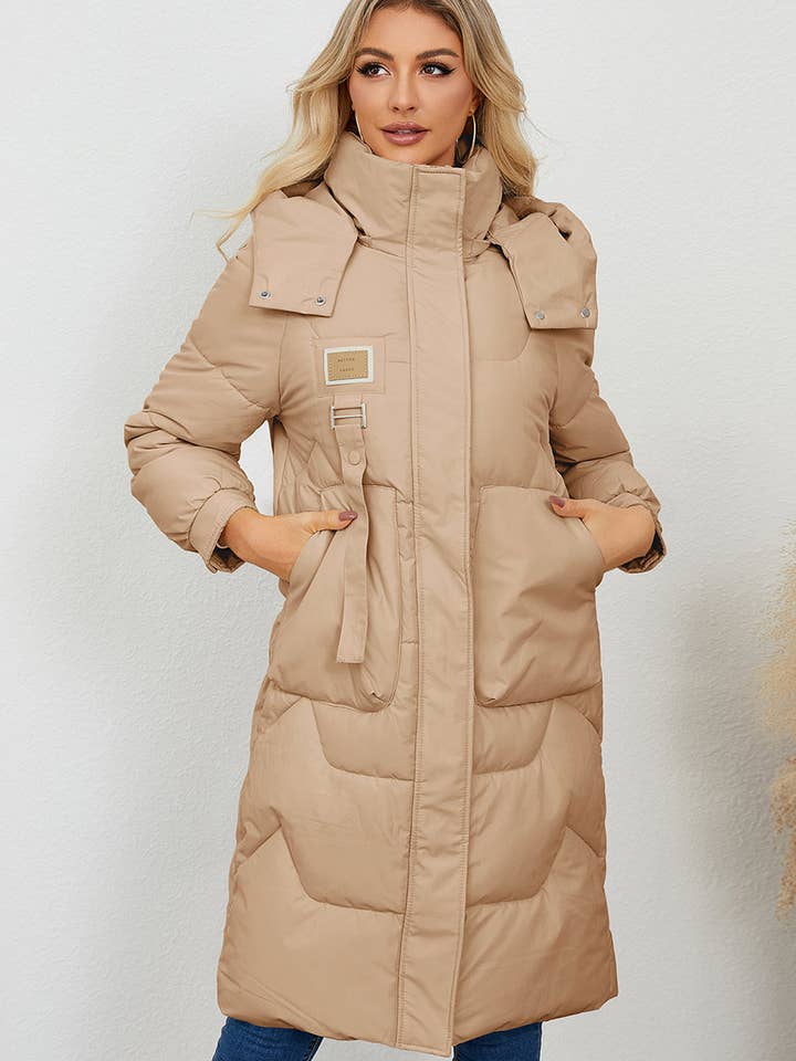 Aria Romance - Wholesale Coat - Women's - Quilted Longline Puffer Coat12