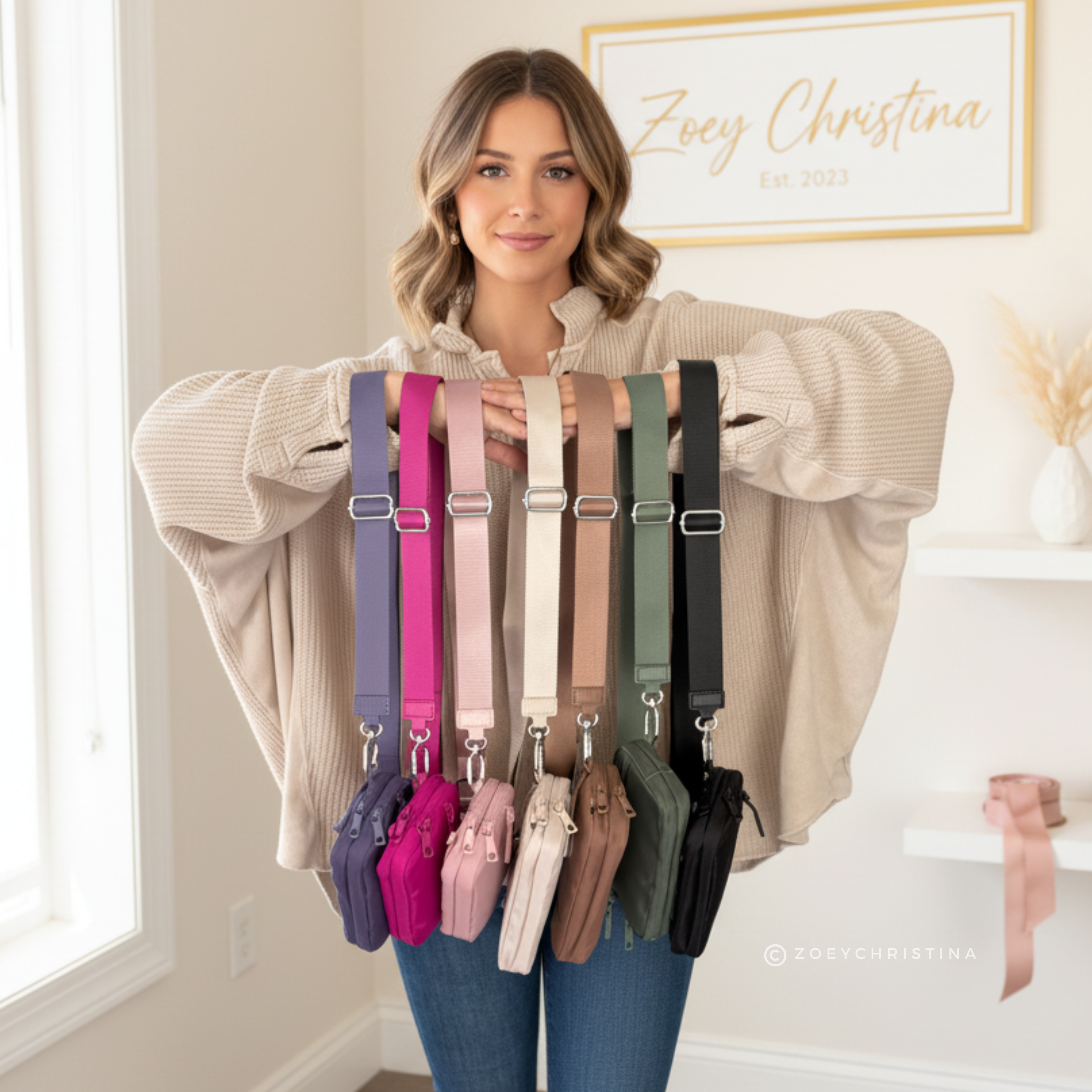 Zoey Christina - Wholesale Wallet - Unisex - Large Wristlet Wallet with Phone Pocket – 7 Color Options7