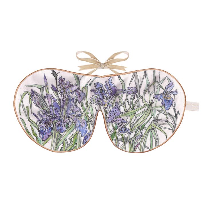 Masque de sommeil en soie | Sommeil de beauté | Masque pour les yeux bien-être | Iris pour la vente par Holistic Silk Ltd