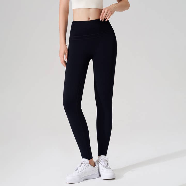 Sodalemon - Wholesale Athletic/Lounge Leggings - Women's - Women High-Waist Peach-Lift Naked-Feel Yoga Leggings0