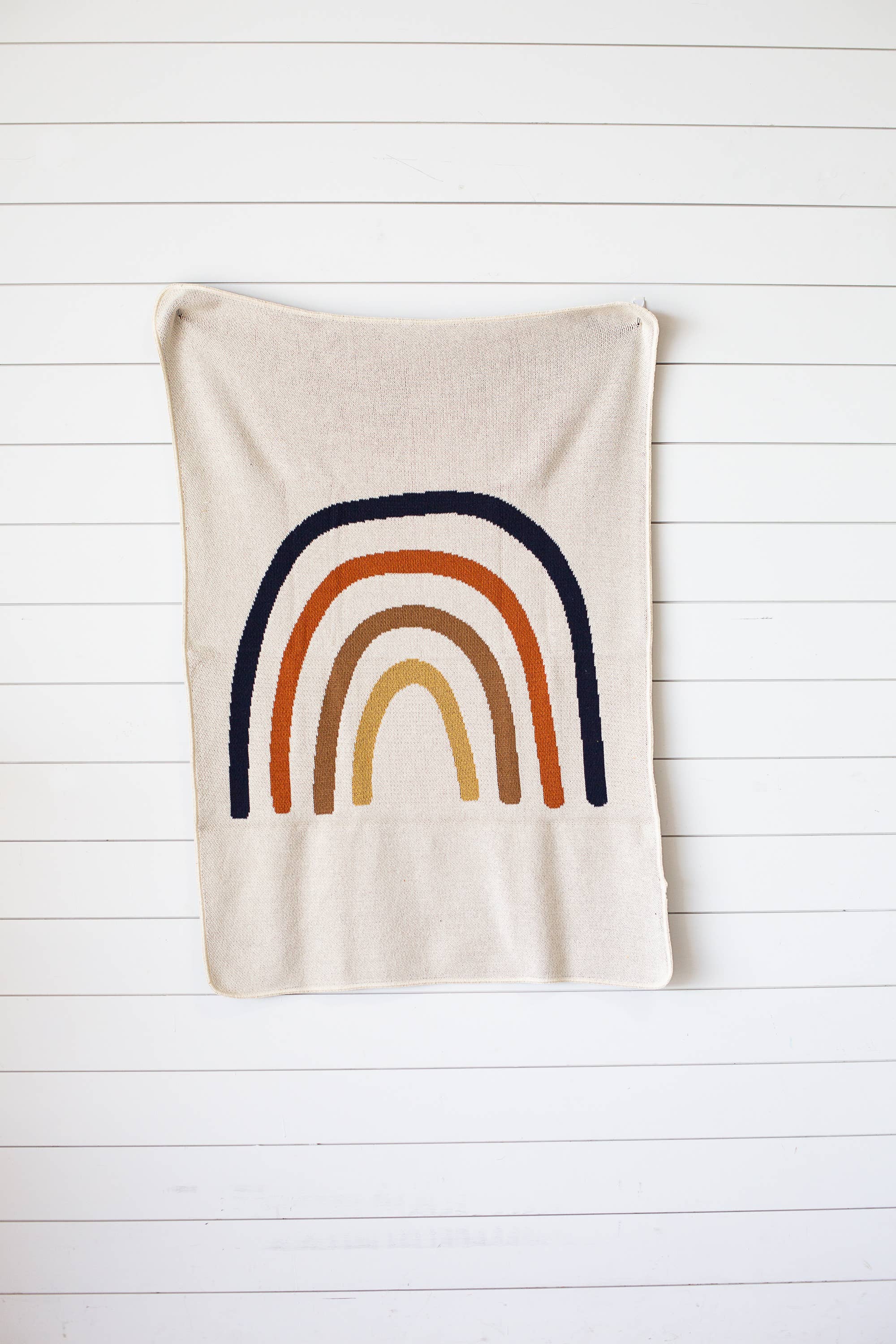 Modern Burlap - Vendita all'ingrosso Plaid - Prodotta negli Stati Uniti | Coperta in maglia arcobaleno | 3 colori12