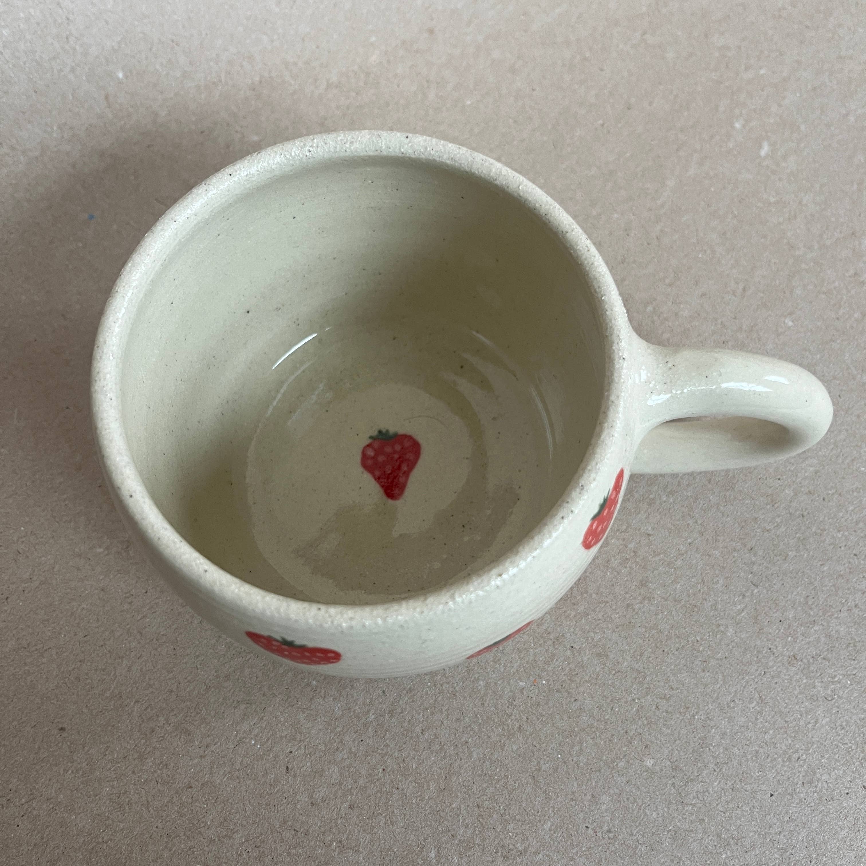 Ninth House Goods - Wholesale Coffee Mug - Strawberry Mug1