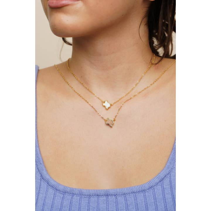 Brenda Grands Jewelry - Wholesale Pendant/Charm Necklace - Texas Necklace in Opal