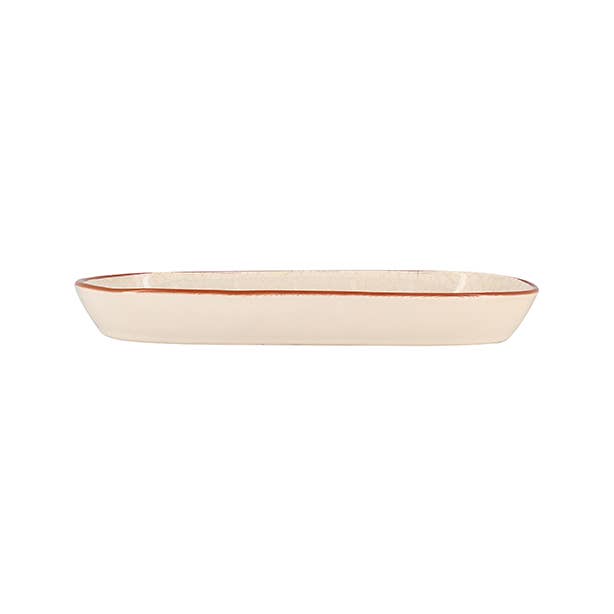 Novastyl - Vente Assiette - Plat ovale amatxi 26cm
en faience blanc2