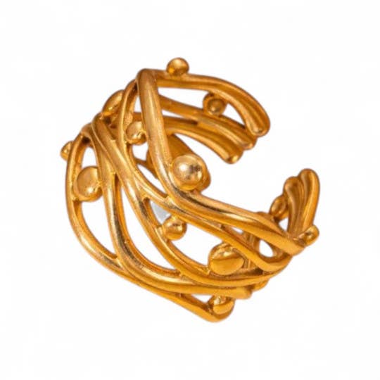 Rings - 11356689 - 2 Gold for wholesale by Saze diffusion