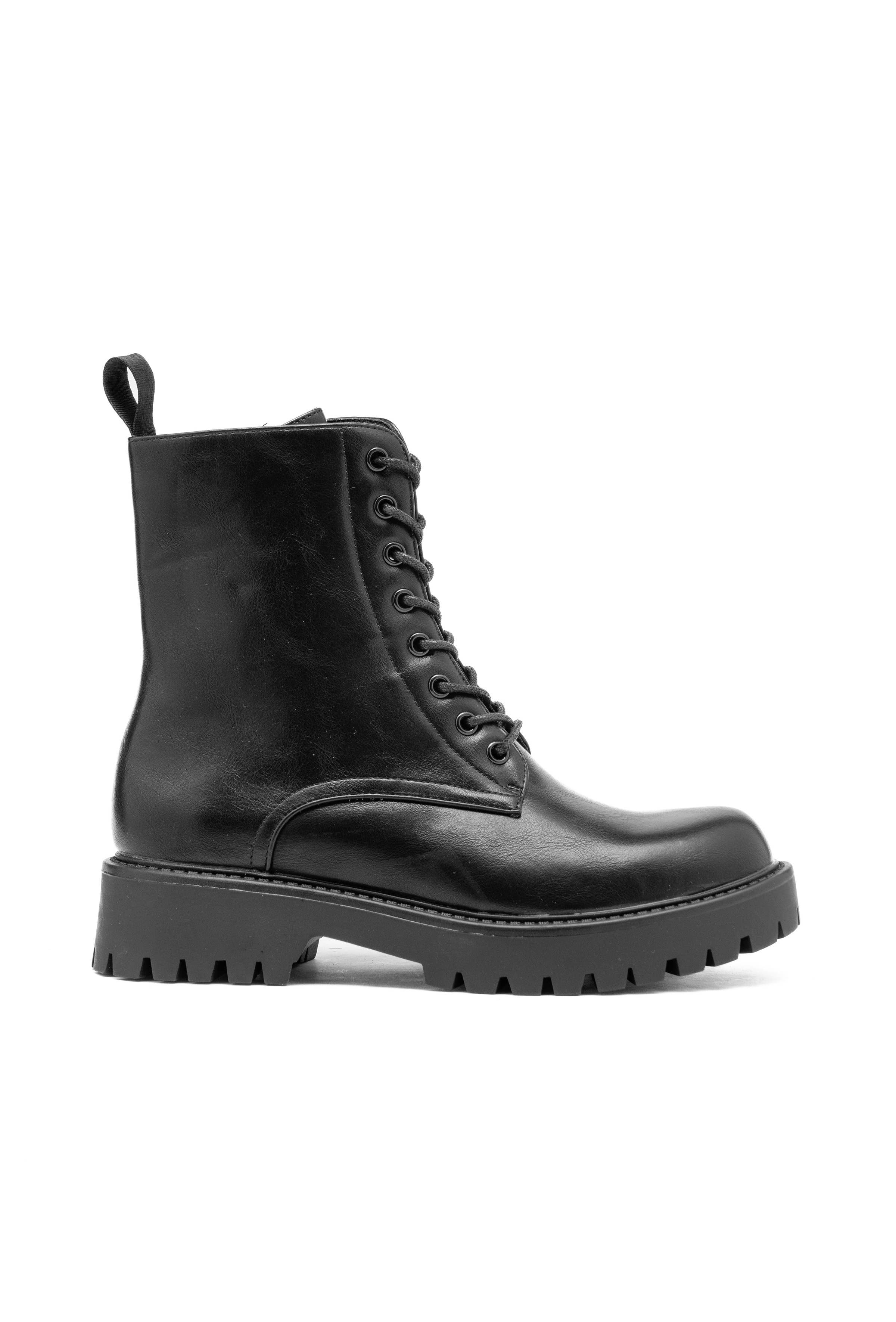 C'M PARIS - Wholesale Combat/Military Boots - Women's - Lace-Up Combat Boot with Lug Sole 9266