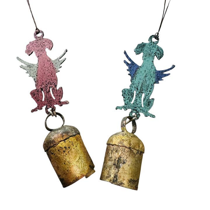 Dog wind chime bereavement pet Ornament cute gift garden for wholesale by Whimsies