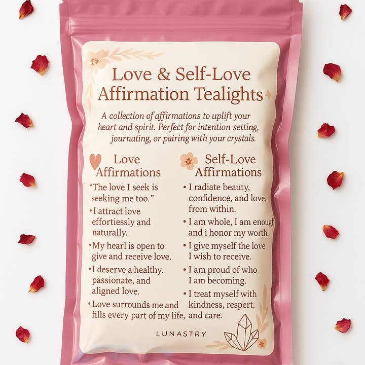 Lunastry - Wholesale Tea Light Candles - Pink Love Tealight Set2