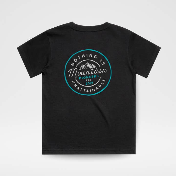 NOTHING IS UNATTAINABLE TEE - SHORT SLEEVED BLACK for wholesale by Little Rad Things