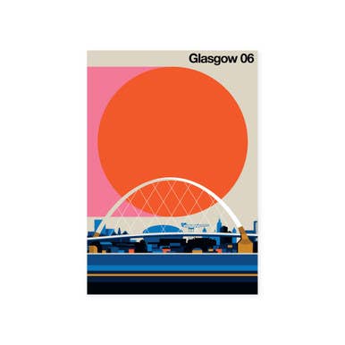 East End Prints - Greetings Cards & Postcards - Wholesale Postcard - Glasgow 06 by Bo Lundberg Postcard